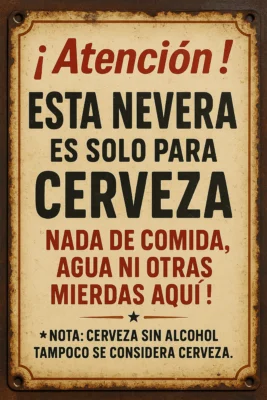 Imán nevera terraza
